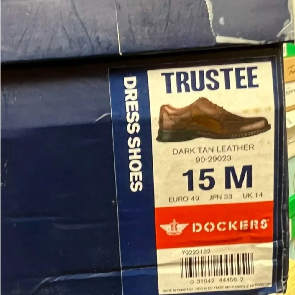 Dockers Mens Trustee Oxford Brown Size 15 M